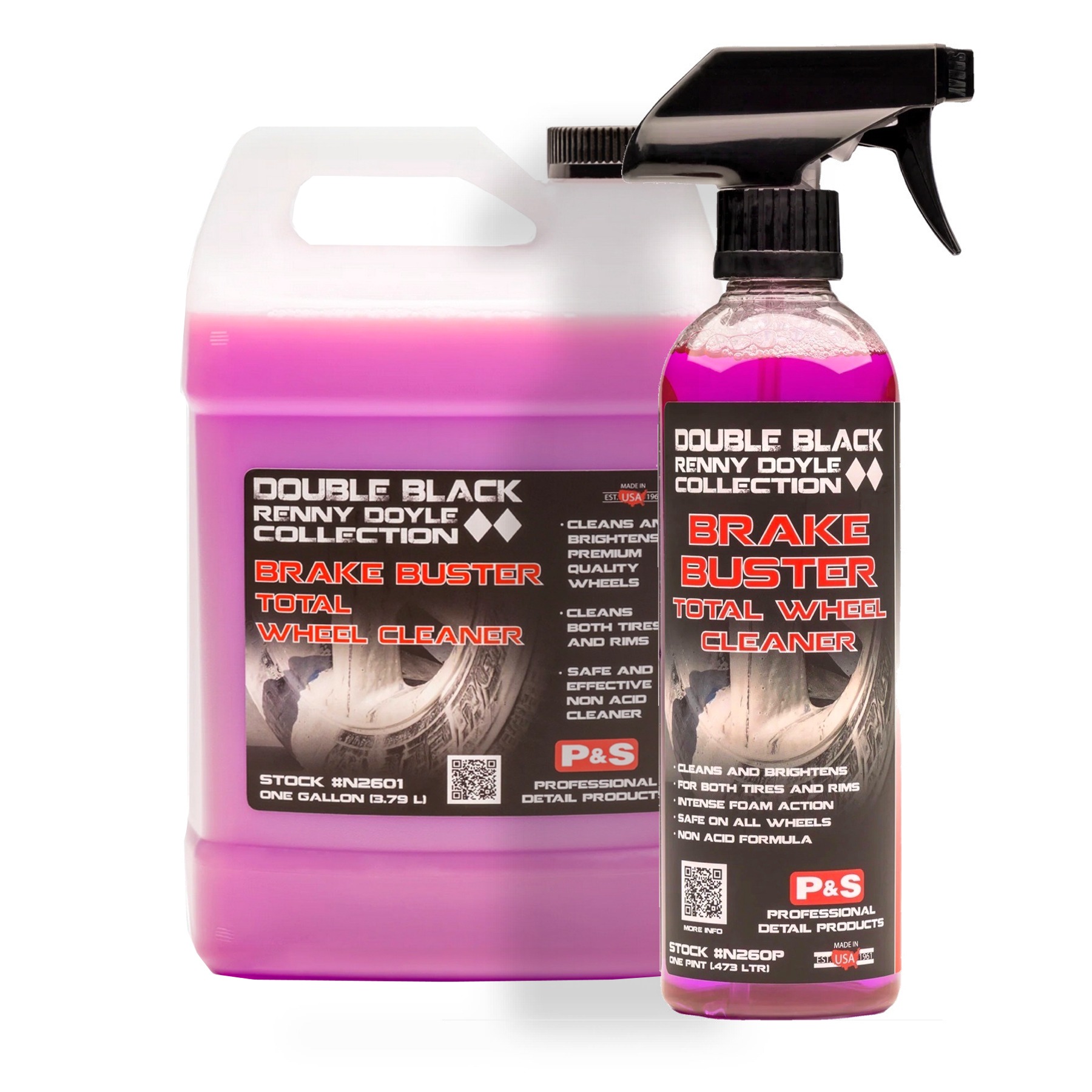 XTEK.CZ Praha - P&S Detail Products - P&S Brake Buster Total Wheel Cleaner 473 ml (Pint) - white 269x269small combo