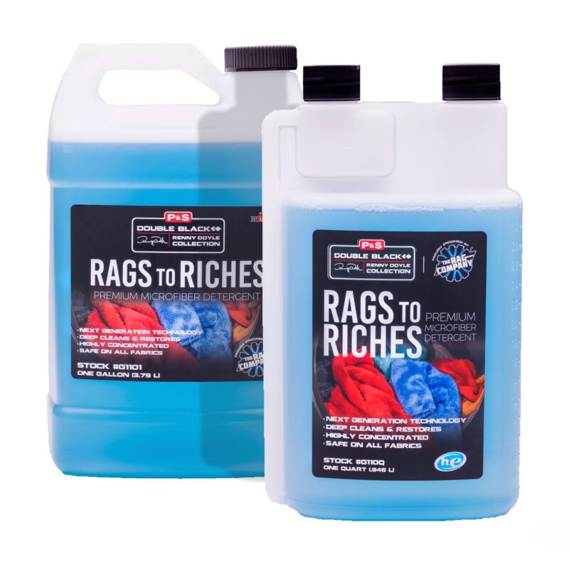 XTEK.CZ Praha - P&S Detail Products - P&S Rags to Riches Premium Microfiber Detergent Wash - white combo